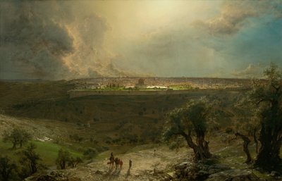 オリーブ山からのエルサレム 作： Frederic Edwin Church
